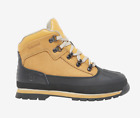 Timberland Euro Hiker Shell Toe Boots Wheat Nubuck Brown GS Sz 4y-7y