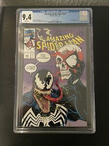 Amazing Spider-Man #347 CGC 9.4 White Pages Venom Marvel Comics 1991