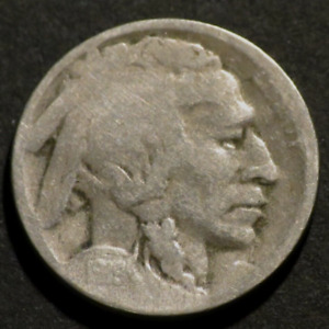 1919 D Buffalo Nickel Semi-Key Date Restored Five Cent 5c Coin A412
