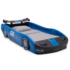 Twin Size Race Car Bed Turbo Sleek Kids Toddler Bedroom Furniture Nascar Unisex