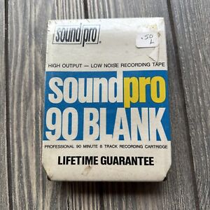 Vintage New Sound Pro 90 Blank 8 Track Cartridge Sealed