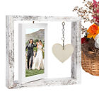 New Listing2-Side Photo Portrait Picture Frame Rotating Picture Frames Wedding Decorative