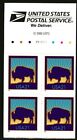 New ListingSC# 3484b - 21¢ Bison Booklet Pane of 4 Stamps