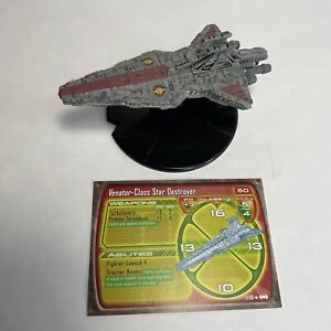 Star Wars Miniatures Starship Battles Venator-Class Star Destroyer 6/60