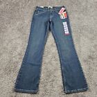 Levis Jeans Womens 4 M MIsses Boot Cut Low Rise Slim Fit Dark Wash Stretch 29x31