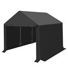 Outdoor Storage Shed Canopy Carport Heavy Duty Metal Frame Shelter Tent