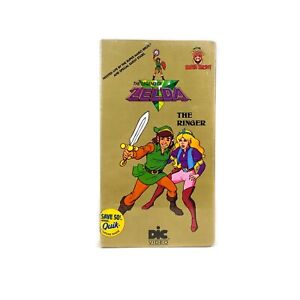1989 The Legend of Zelda The Ringer Mario Bros Super Show VHS Tape Sealed FLAW