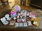Polly Pockets Vintage Lot - 30 Dolls + Misc. Items All As Pictured