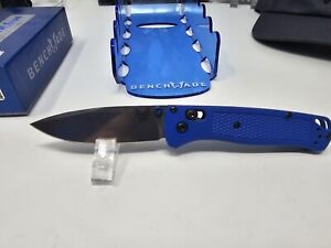 BENCHMADE 535 Bugout Knife Blue Folding RARE Collectible Grivory Handle