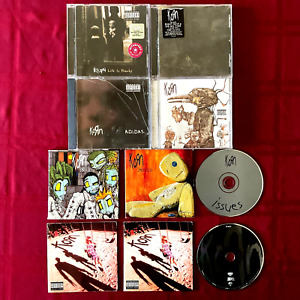 {KORN CD LOT} ISSUES+ADIDAS+TAKE A LOOK IN THE MIRROR+LIFE IS PEACHY*SOME SKIPS!