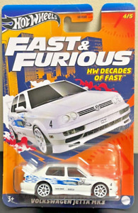 2024 Hot Wheels Fast and Furious HW Decades Of Fast #4/5  VOLKSWAGEN JETTA MK3