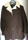 Vintage 60's Pendleton men's Brown Wool Jacket Coat Western Heavy Sherpa 48 L