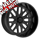 22 inch 22x12 TIS 560B Gloss Black wheels rims 6x5.5 6x139.7 -44