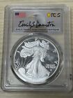 2021 W PROOF SILVER EAGLE T-2 PF 70 DCAM PCGS ADVANCED RELEASE EMILY DAMSTRA