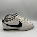 Nike Classic Cortez Women's Size 9 White Leather Shoes Running Sneakers Rare