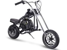 Mototec Gas Power Mini Bike Chopper 49cc 2 Stroke Bike Motorcycle Scooter Black✅