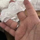 14 Yards  Scalloped Eyelet Lace trim Edging Embroidered Cotton 100% 1.5” W White