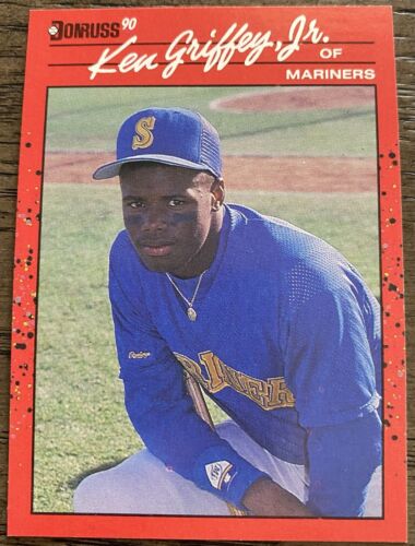 1990 Donruss Ken Griffey Jr. Seattle Mariners OF Card#365