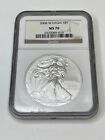 2008-W American Silver Eagle NGC MS-70 Old Brown Label