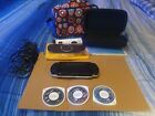 Sony PSP 3000 Black Console + 4 Games Works Great! Complete Bundle. All Tested!