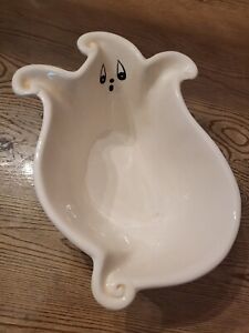 New Johanna Parker Halloween Gus Ghost Nesting Bowl Large Candy Dish