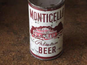 MONTICELLO. BEER.   SOLID. COLORFUL. FLAT TOP