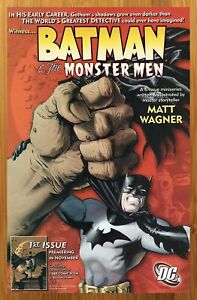 2005 DC Comics Batman & The Monster Men Print Ad/Poster Matt Wagner Promo Art