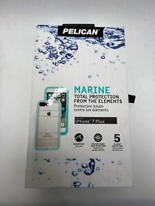 Pelican Marine Waterproof Case For iPhone 7 Plus & iPhone Plus - Teal / Clear