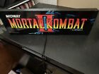 Arcade1Up Mortal Kombat II Legacy Edition Front Sign with Speakers ONLY