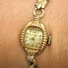 Antique Ladies Bulova Wrist Watch 17J Cal. 6BS Gold Plated Mechanical Wind Up