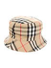 NWT Burberry Reversible Bucket Hat Solid/Plaid