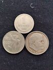 USSR-Russia Lot of 3 1-ruble Coins:1964;50 years of USSR;Lenin 100 years Anniver