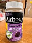 AIRBORNE ELDERBERRY Immune Support GUMMIES 50ct Exp 11/2024