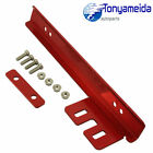 Universal JDM Aluminum Bumper Front License Plate Mount Relocate Bracket Red (For: Civic Sport)