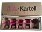 Barbie x Kartell 5 Piece Doll Sized Chair Set Mattel Creations Exclusive