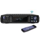 Pyle Bluetooth Hybrid Pre-Amplifier, Home Theater Stereo Amp Receiver P2203ABTU