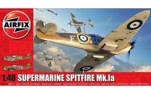 Airfix Supermarine Spitfire Mk.1a 1:48 Plastic Model Airplane Kit A05126A