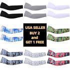 1 Pair Cooling Arm Sleeves Cover Sports UV Sun Protection Outdoor Unisex
