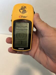 New ListingGarmin eTrex Personal Navigator Yellow 12 Channel Handheld GPS Read And See Pics