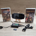 Sony PSP 1001 PlayStation Portable Black Console Handheld + Games + 32 MB Card