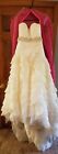 Mori Lee by Madeline Gardner Strapless Wedding Dress Size 6 w/ Storage Bag