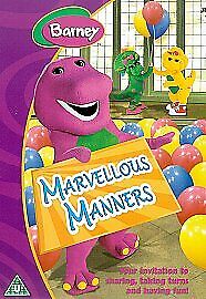 BARNEY: MARVELLOUS MANNERS DVD BRAND NEW & FACTORY SEALED UK GENUINE