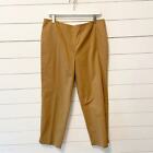 Lafayette 148 | Women’s Camel Color Straight Ankle Length Trousers Size 14