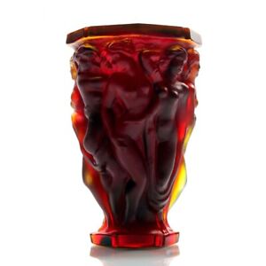 New ListingArt Deco Ruby Red Glass Vase 1930' H.Hoffmann