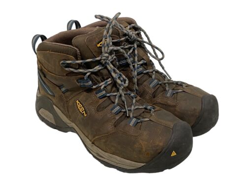 Keen Utility Footwear Men’s Lansing Mid Steel Toe Boot WP Brown Leather Size 11D
