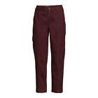 Time and Tru Women's Corduroy Straight Utility Pants, Inseam 27