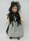 Antique Bisque All Original Simon and Halbig Girl in Swiss Outfit