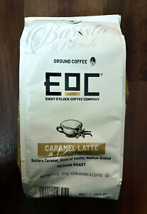 Eight O'Clock Coffee Barista Blends Ground Coffee, Medium, 11 Oz, Caramel Latte