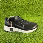 Nike Reposto Womens Size 9 Black Athletic Running Shoes Sneakers CZ5630-002