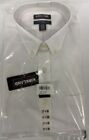 Kirkland Signature Men's Long Sleeve Button Down White Shirt 17x36 NWT.